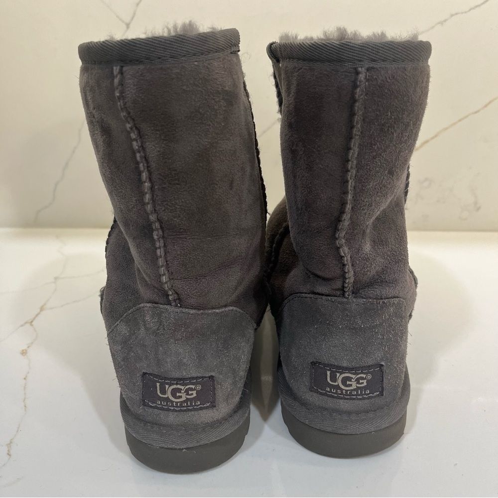UGG Charcoal Suede Boots